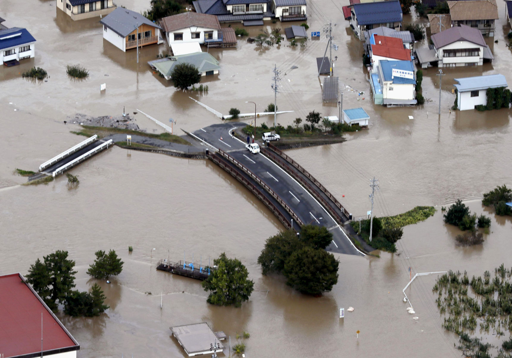 APTOPIX Japan Asia Typhoon